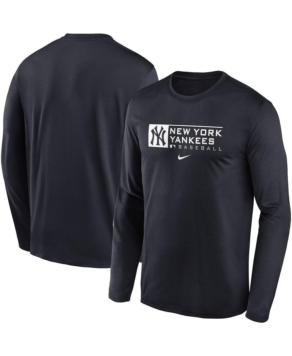 Мужская темно-синяя футболка с длинным рукавом New York Yankees Authentic Collection Performance Nike
Мужская темно-синяя футболка с длинным рукавом New York Yankees Authentic Collection Performance Nike