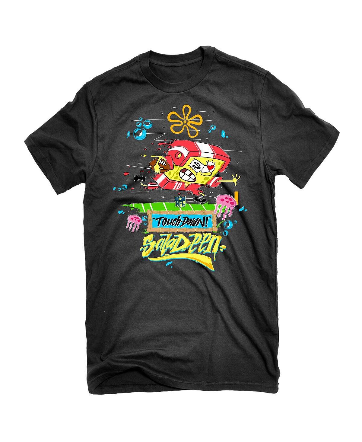 Женская черная футболка NFL SpongeBob x King Saladeen Touchdown Junk Food, черный
Женская черная футболка NFL SpongeBob x King Saladeen Touchdown Junk Food, черный