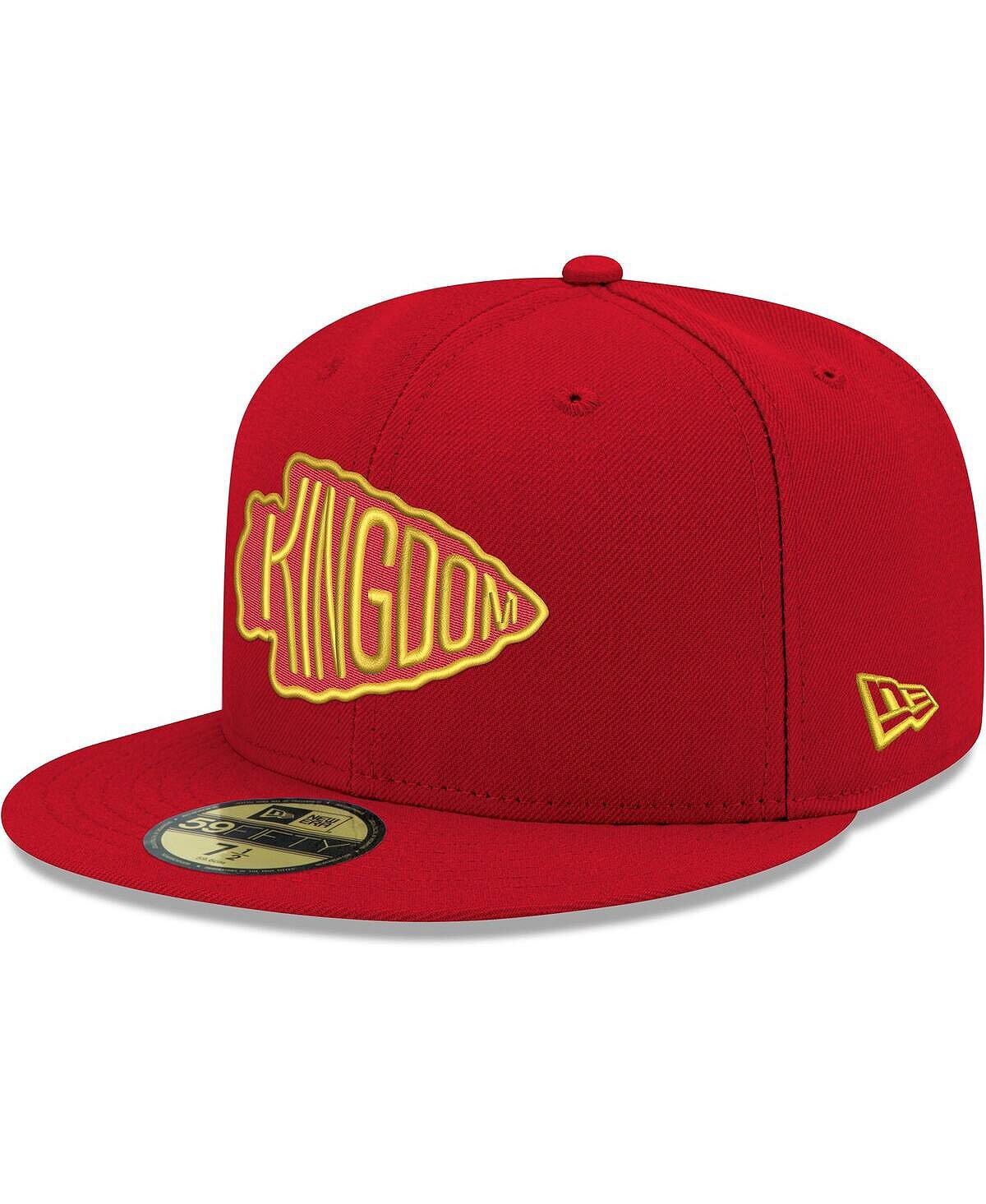 Мужская красная приталенная кепка Kansas City Chiefs Omaha Kingdom 59FIFTY New Era
Мужская красная приталенная кепка Kansas City Chiefs Omaha Kingdom 59FIFTY New Era