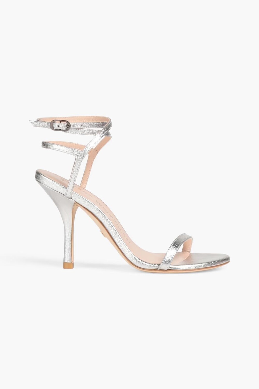 Босоножки Merinda из фактурной кожи с эффектом металлик Stuart Weitzman, серебро
Босоножки Merinda из фактурной кожи с эффектом металлик Stuart Weitzman, серебро