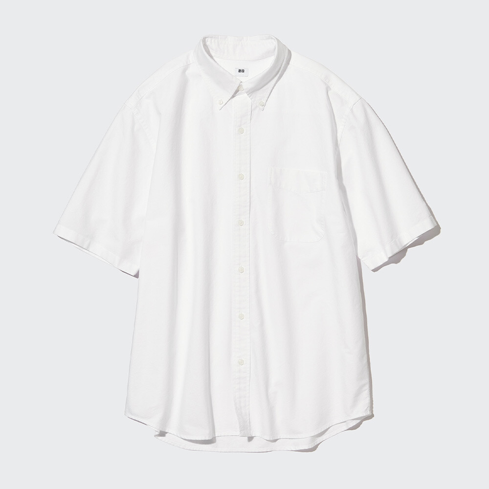 Uniqlo Мужская и женская парная оксфордская рубашка-рубашка с короткими рукавами, деловая повседневная белая рубашка
Uniqlo Мужская и женская парная оксфордская рубашка-рубашка с короткими рукавами, деловая повседневная белая рубашка