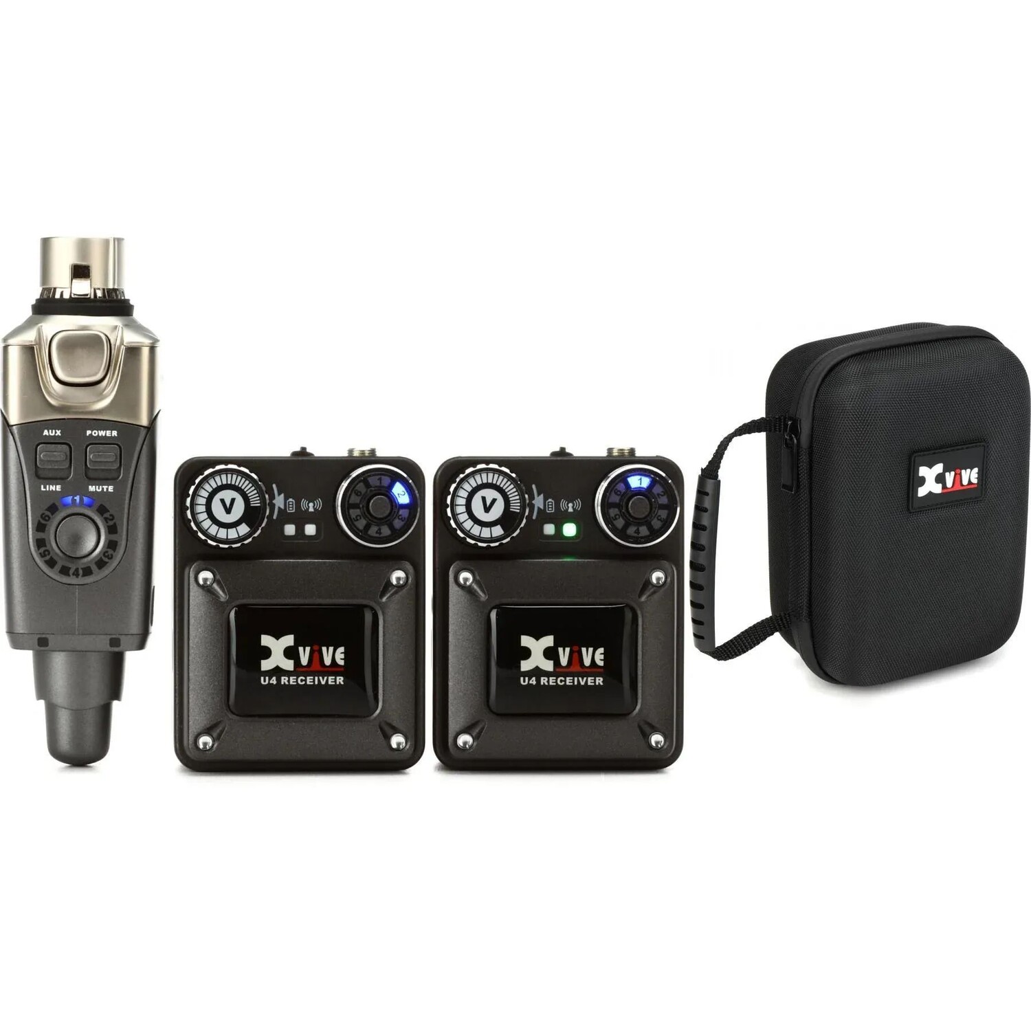 Беспроводная система внутриушного мониторинга Xvive U4R2 с 2 приемниками и комплектом футляра
Беспроводная система внутриушного мониторинга Xvive U4R2 с 2 приемниками и комплектом футляра