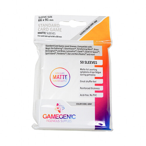 Чехол для карточек Gamegenic Matte Standard Card Game Sleeves 66 X 91 Mm (50) Gamegenic
Чехол для карточек Gamegenic Matte Standard Card Game Sleeves 66 X 91 Mm (50) Gamegenic