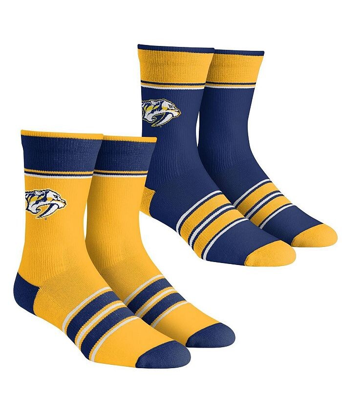 Мужские и женские носки Nashville Predators, комплект из 2 носков Team Crew с несколькими полосками Rock 'Em, мультиколор
Мужские и женские носки Nashville Predators, комплект из 2 носков Team Crew с несколькими полосками Rock 'Em, мультиколор