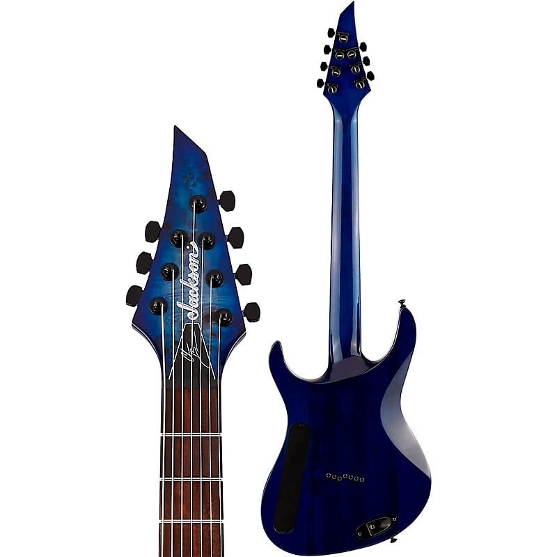 Электрогитара Jackson Pro Series Signature Chris Broderick Soloist HT7P 7 String Electric Guitar Transparent Blue
Электрогитара Jackson Pro Series Signature Chris Broderick Soloist HT7P 7 String Electric Guitar Transparent Blue