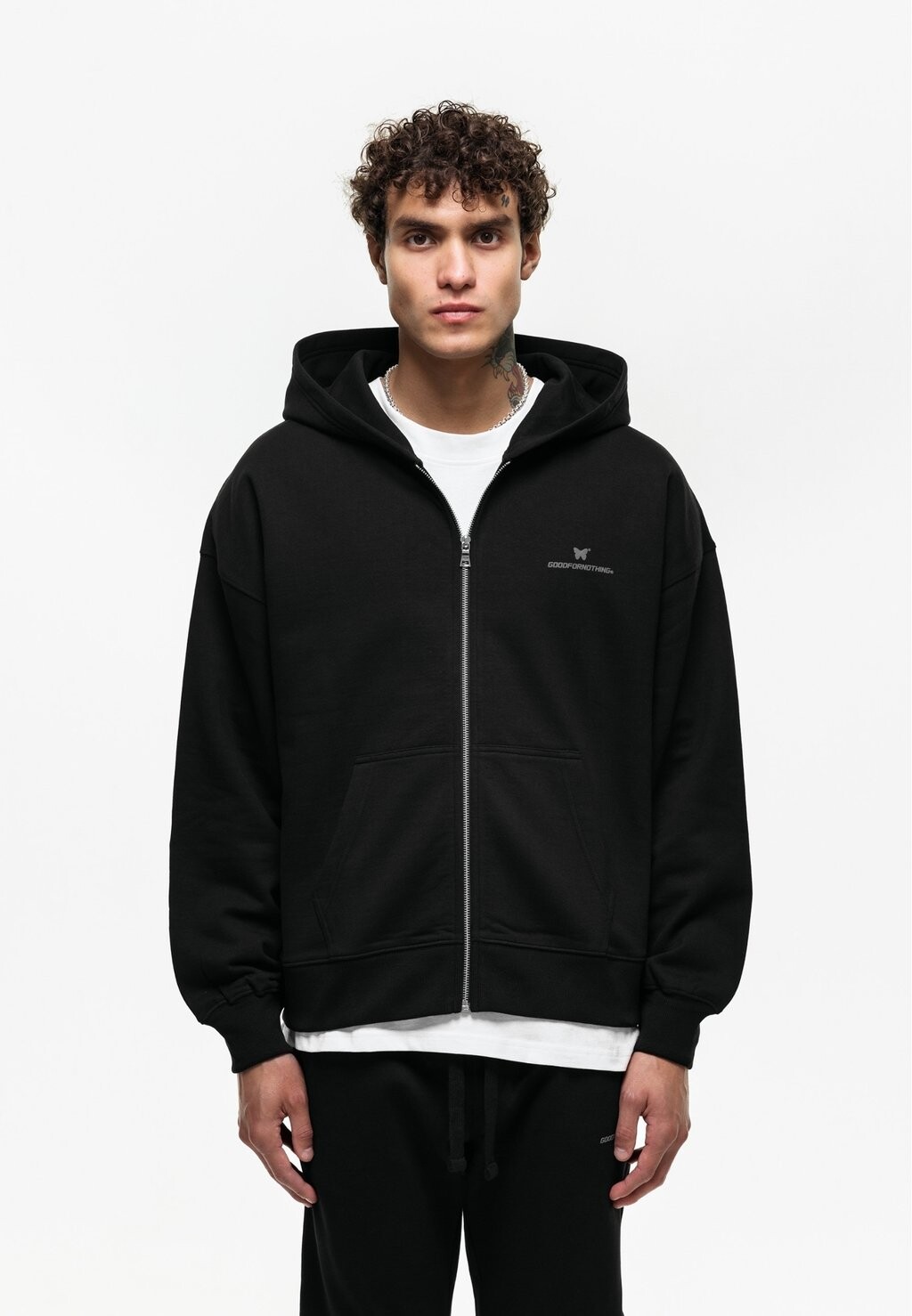 Толстовка на молнии Oversized Puff Print Spectre Zip Black Hoodie Good For Nothing, черный
Толстовка на молнии Oversized Puff Print Spectre Zip Black Hoodie Good For Nothing, черный
