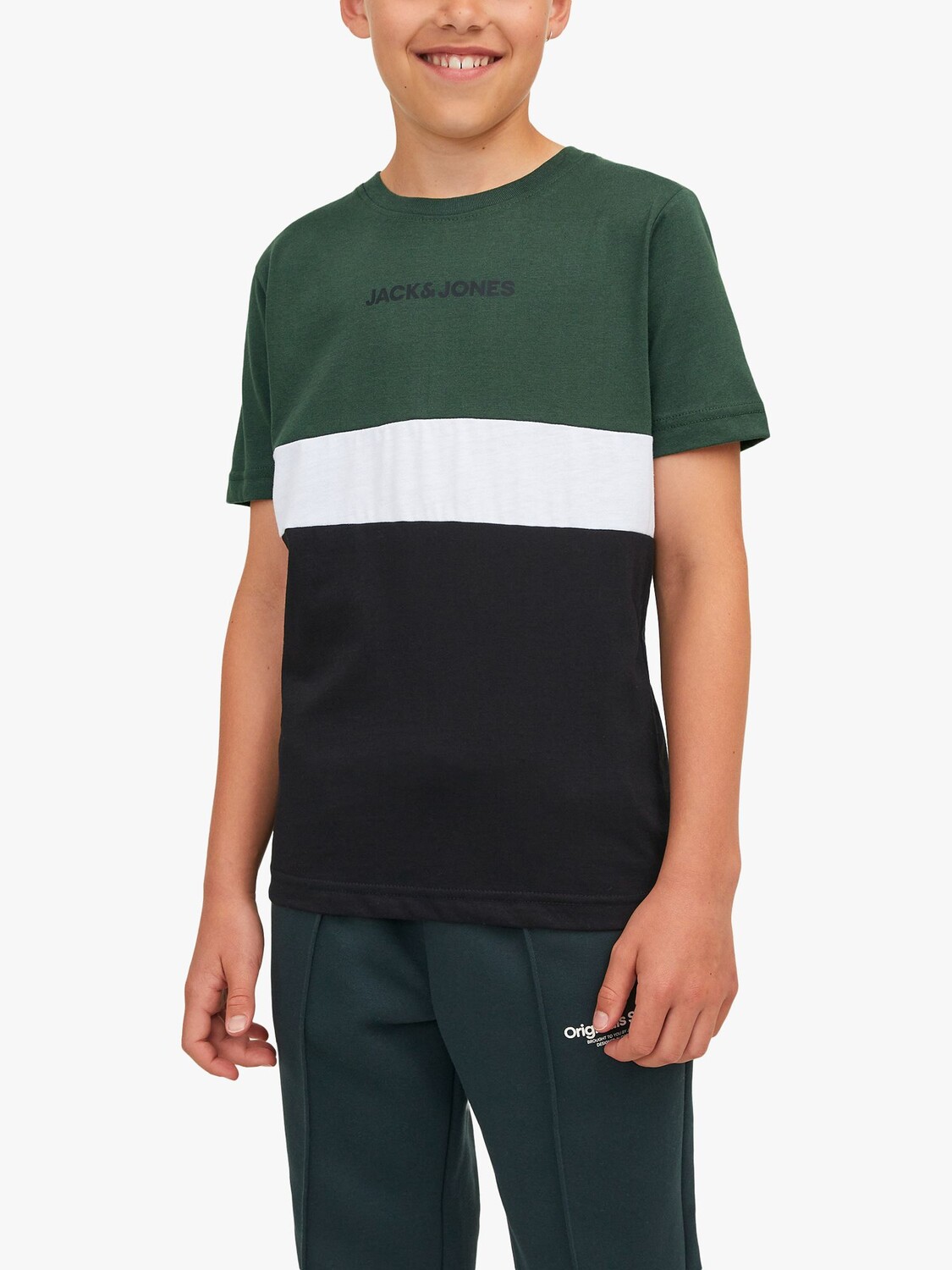 Детская футболка с цветными блоками Jack & Jones, вид на горы/белый/черный
Детская футболка с цветными блоками Jack & Jones, вид на горы/белый/черный