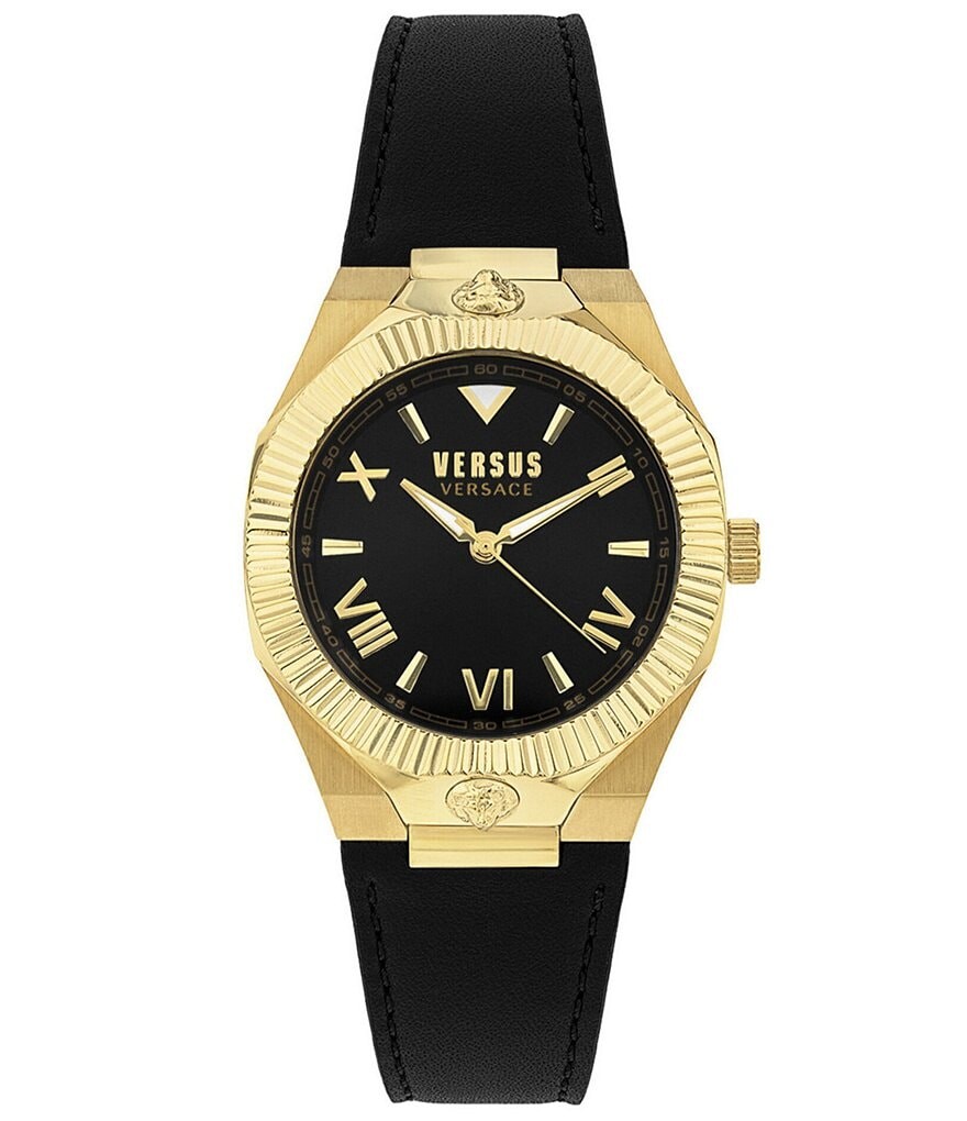 Женские аналоговые часы Versus By Versace Echo Park с черным кожаным ремешком, черный
Женские аналоговые часы Versus By Versace Echo Park с черным кожаным ремешком, черный