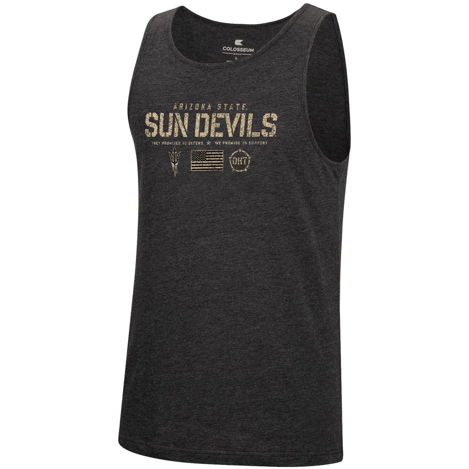 Мужская утепленная черная майка Colosseum State Arizona Sun Devils Military Appreciation OHT Transport
Мужская утепленная черная майка Colosseum State Arizona Sun Devils Military Appreciation OHT Transport