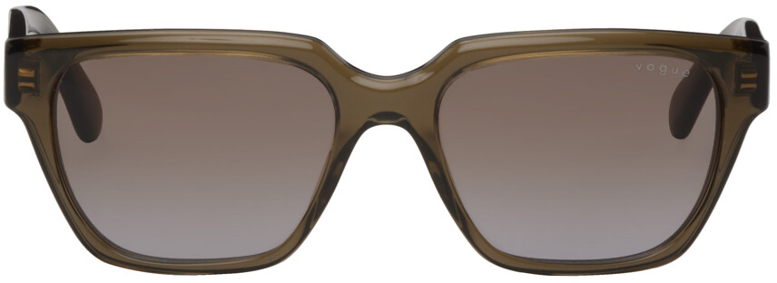 Квадратные прозрачные солнцезащитные очки цвета хаки Hailey Bieber Edition Vogue Eyewear
Квадратные прозрачные солнцезащитные очки цвета хаки Hailey Bieber Edition Vogue Eyewear