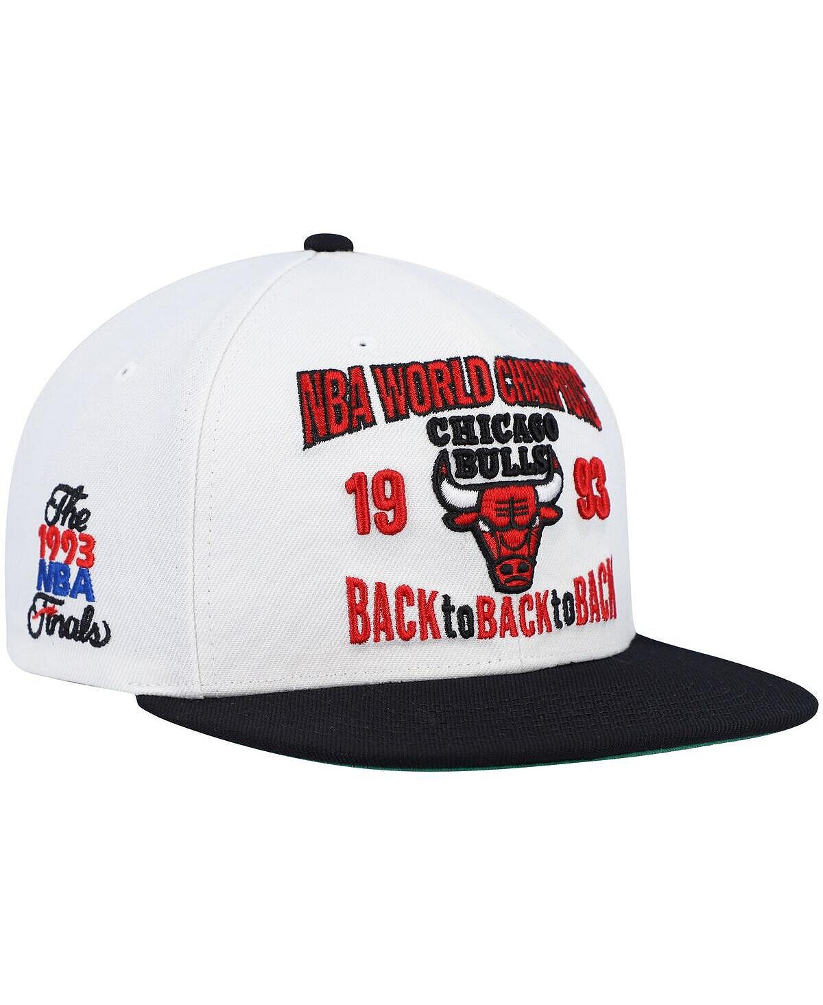 Мужская бело-черная бейсболка Chicago Bulls Finals NBA 1993 Back To 93 Snapback Mitchell & Ness
Мужская бело-черная бейсболка Chicago Bulls Finals NBA 1993 Back To 93 Snapback Mitchell & Ness
