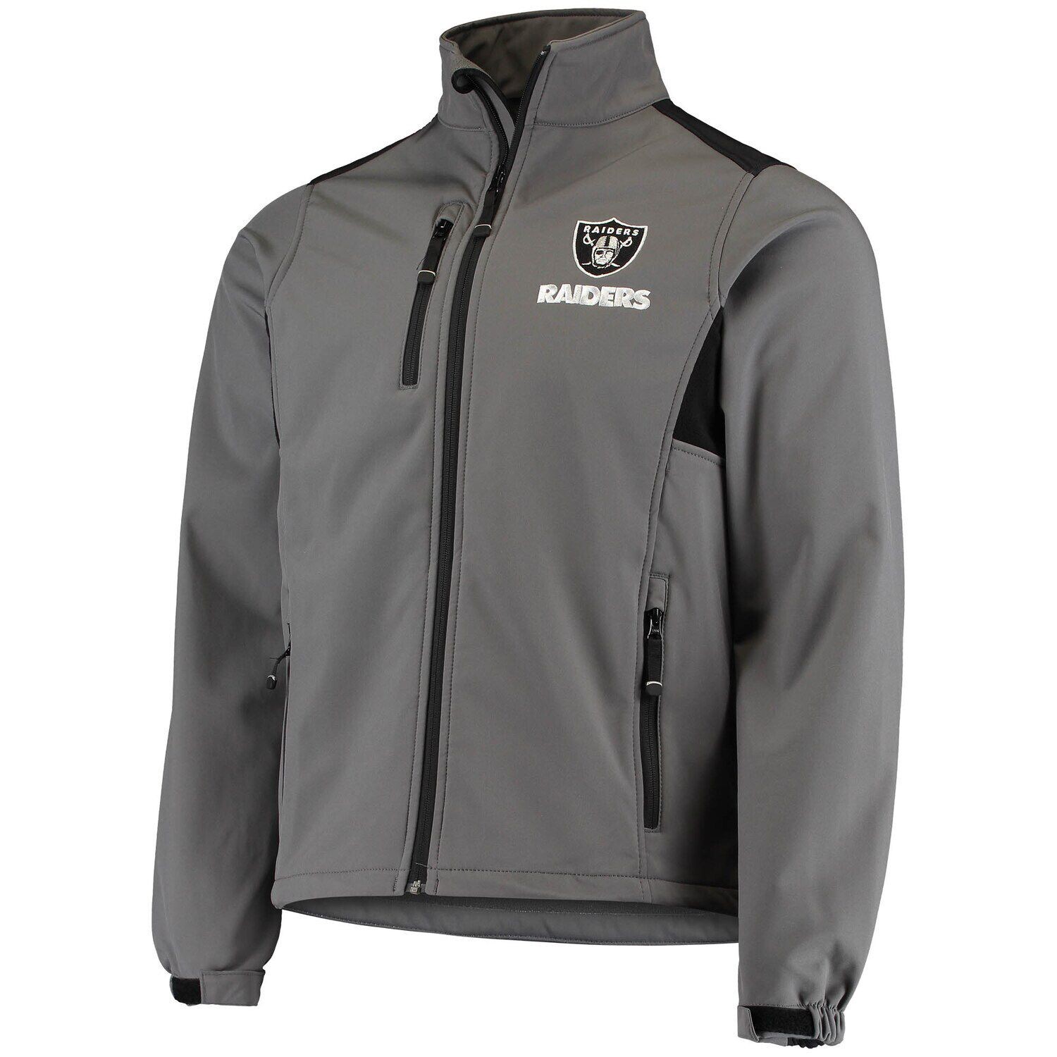 Мужская темно-серая флисовая куртка Dunbrooke с молнией во всю длину Las Vegas Raiders Circle Softshell, Серый
Мужская темно-серая флисовая куртка Dunbrooke с молнией во всю длину Las Vegas Raiders Circle Softshell, Серый
