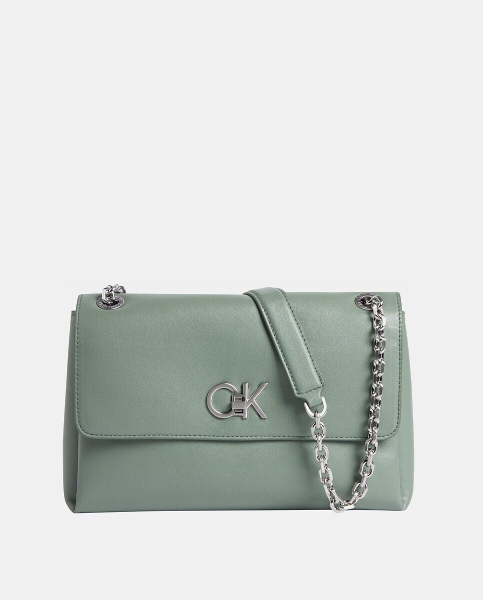 Зеленая сумка через плечо с дополнительной ручкой-цепочкой Calvin Klein, зеленый
Зеленая сумка через плечо с дополнительной ручкой-цепочкой Calvin Klein, зеленый