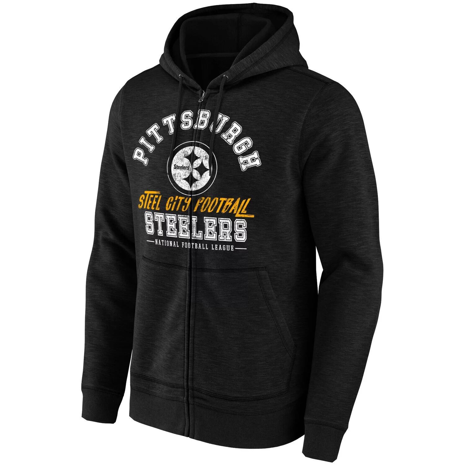 Мужская толстовка с молнией во всю длину NFL x Darius Rucker Collection от Fanatics Black Pittsburgh Steelers Slub
Мужская толстовка с молнией во всю длину NFL x Darius Rucker Collection от Fanatics Black Pittsburgh Steelers Slub