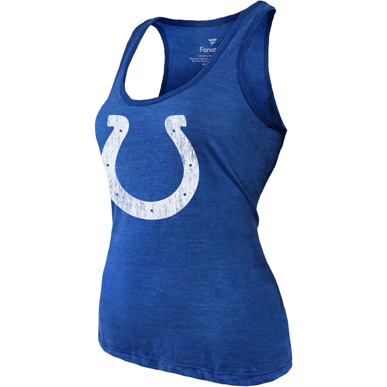 Женская майка Fanatics с вереском Royal Indianapolis Colts из трехцветной смеси с именем и номером Majestic
Женская майка Fanatics с вереском Royal Indianapolis Colts из трехцветной смеси с именем и номером Majestic