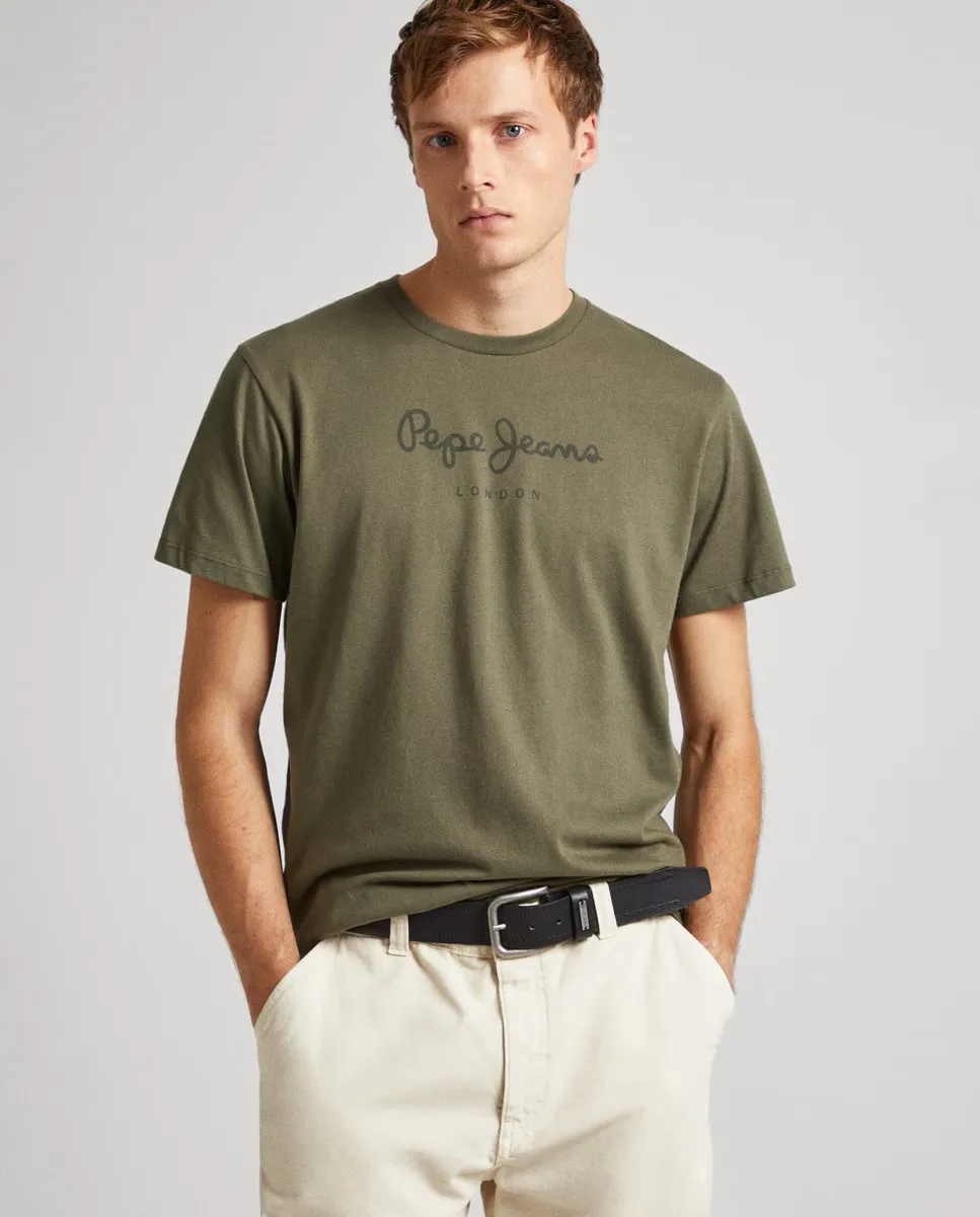 Мужская футболка с круглым вырезом и коротким рукавом Pepe Jeans, зеленый
Мужская футболка с круглым вырезом и коротким рукавом Pepe Jeans, зеленый