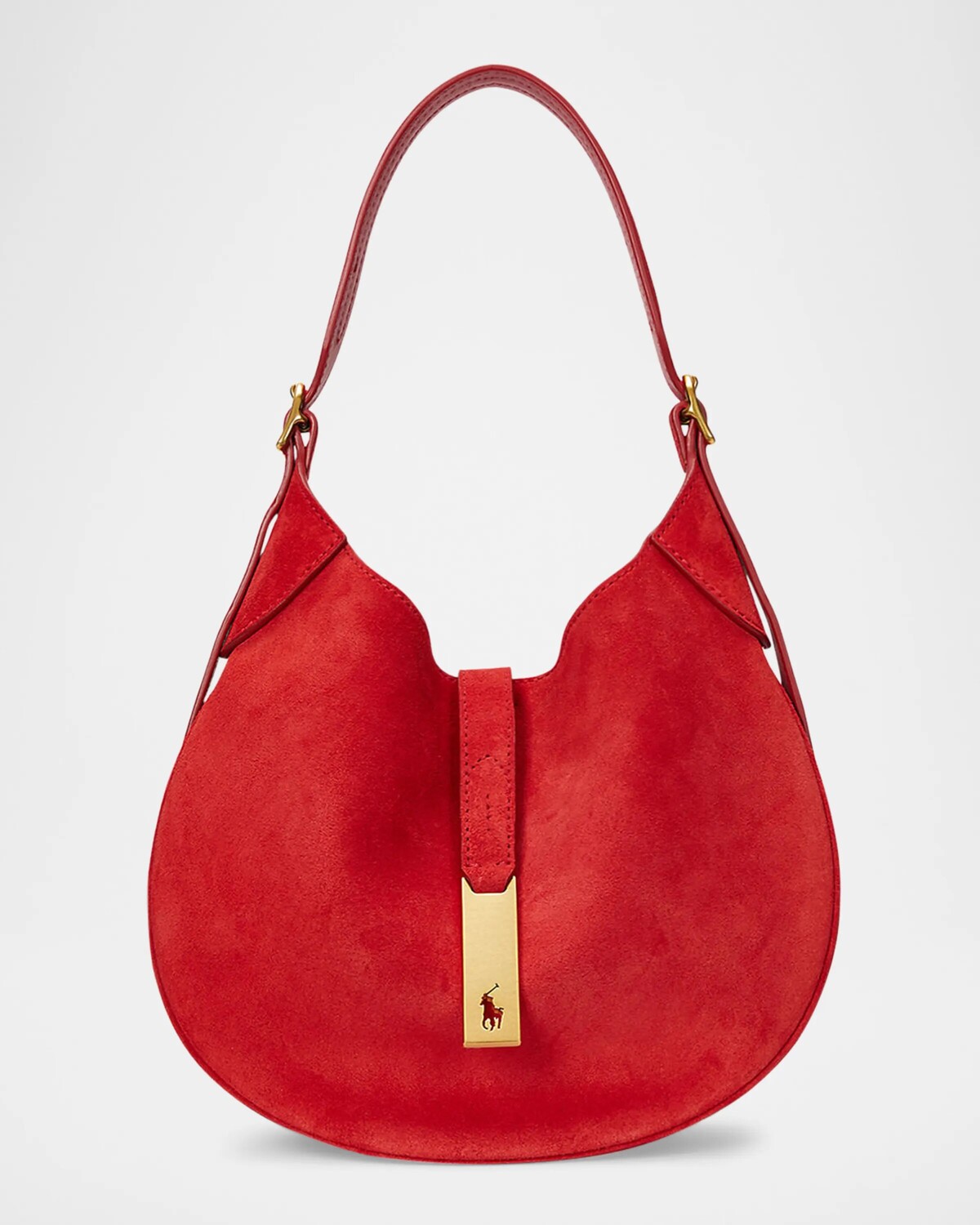 Маленькая замшевая сумка через плечо Polo ID Polo Ralph Lauren, цвет Geranium Red
Маленькая замшевая сумка через плечо Polo ID Polo Ralph Lauren, цвет Geranium Red