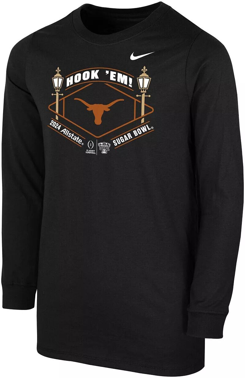 Футболка с длинными рукавами Nike Youth 2023-24 College Football Playoff Sugar Bound Texas Longhorns
Футболка с длинными рукавами Nike Youth 2023-24 College Football Playoff Sugar Bound Texas Longhorns