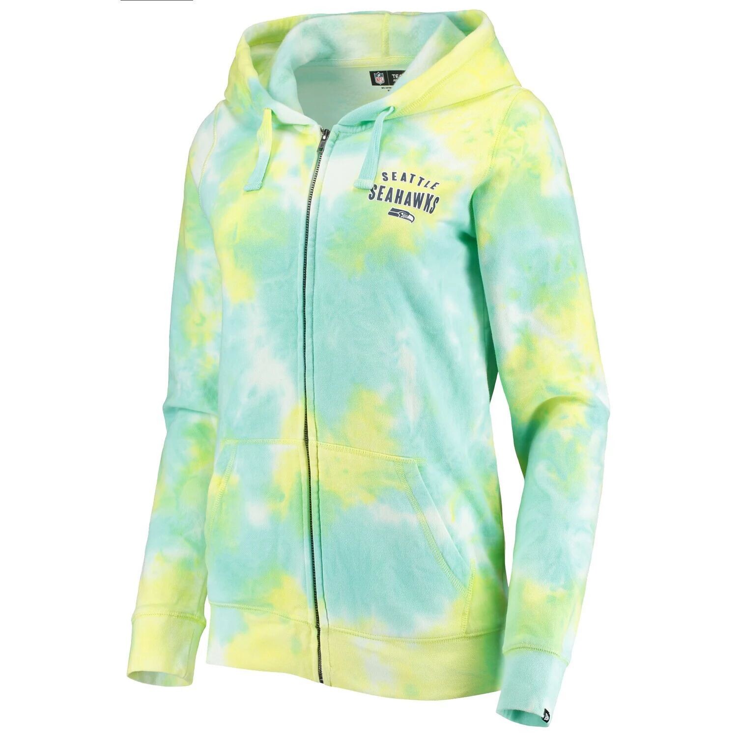 Женская белая толстовка с молнией во всю длину New Era Seattle Seahawks Ice-Dye New Era
Женская белая толстовка с молнией во всю длину New Era Seattle Seahawks Ice-Dye New Era