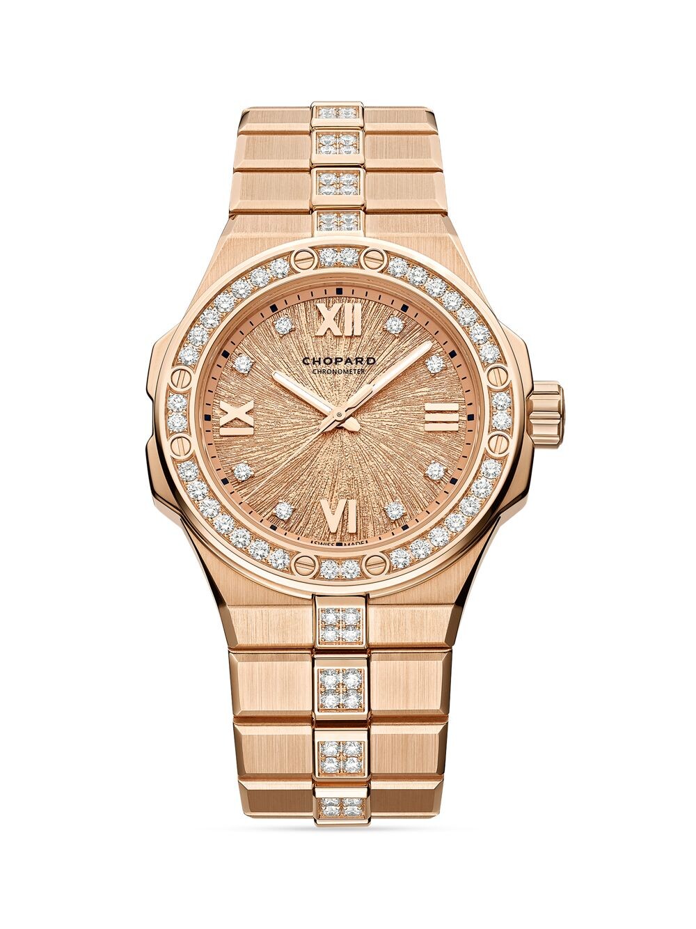 Часы-браслет Alpine Eagle из розового золота 18 карат и бриллиантов 1,97 TCW Chopard, желтый
Часы-браслет Alpine Eagle из розового золота 18 карат и бриллиантов 1,97 TCW Chopard, желтый