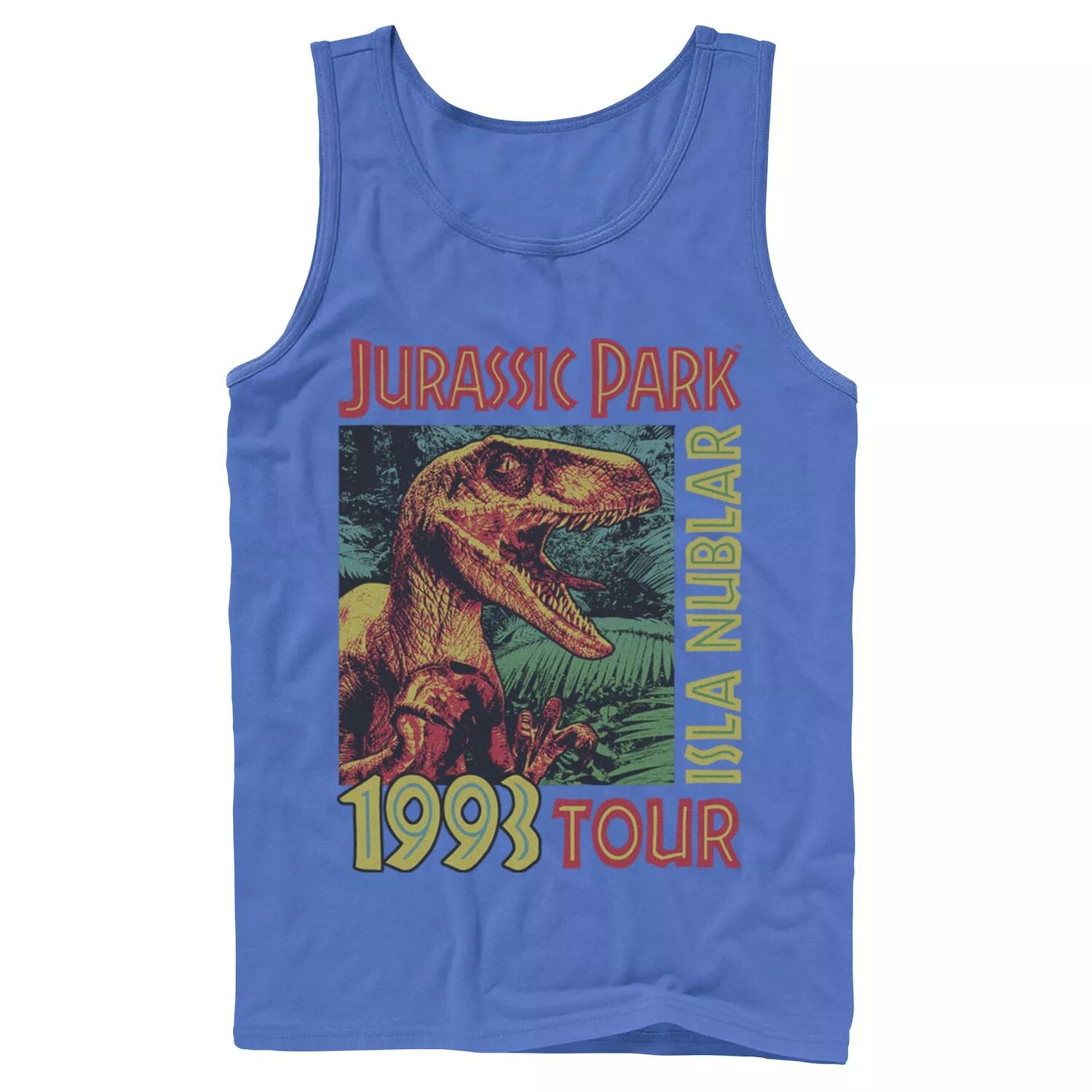 Мужская майка с плакатом тура «Парк Юрского периода» Isla Nublar 1993 года Licensed Character
Мужская майка с плакатом тура «Парк Юрского периода» Isla Nublar 1993 года Licensed Character