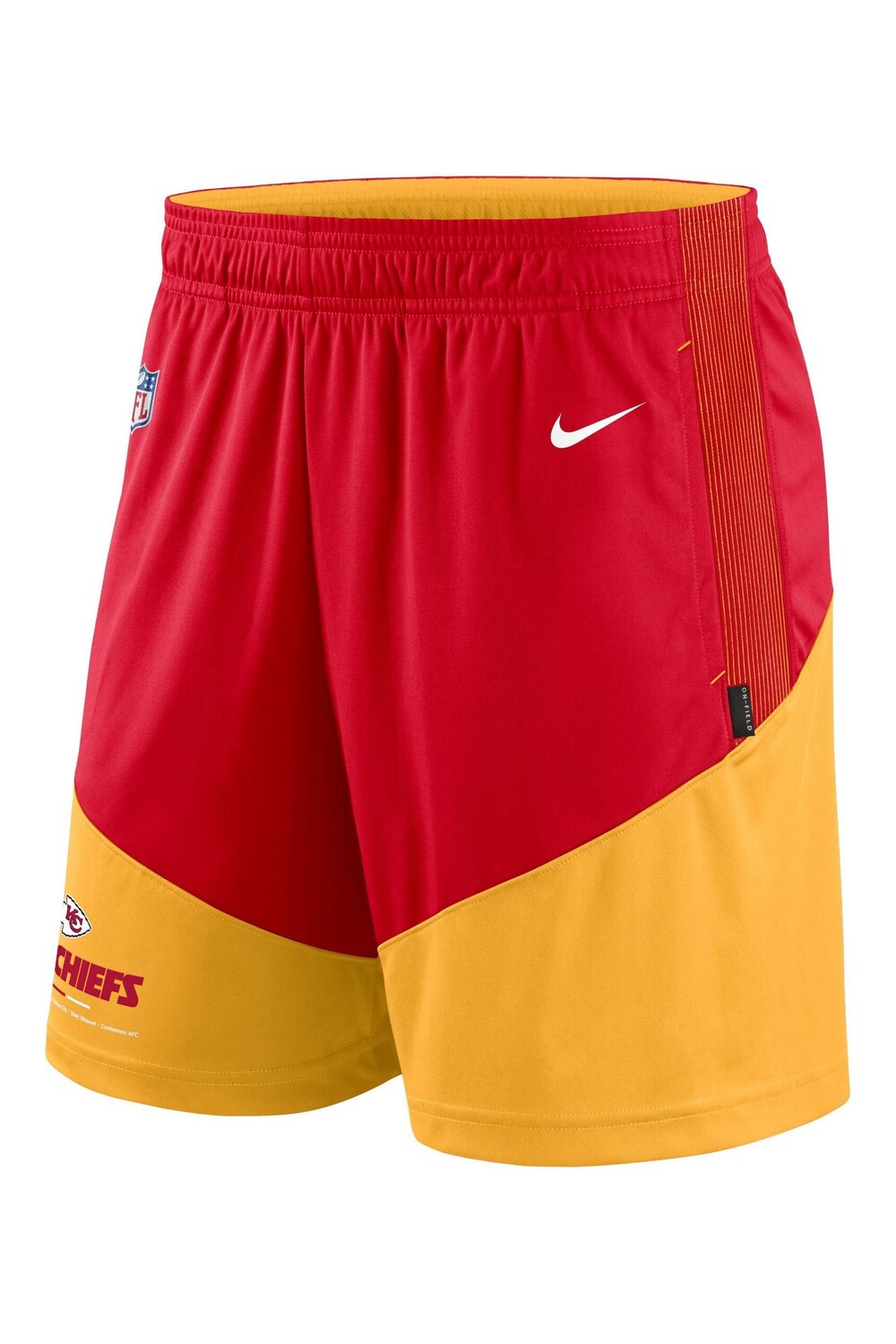 Трикотажные шорты Kansas City Chiefs с деталями Nike Dri-Fit по бокам Nike, желтый
Трикотажные шорты Kansas City Chiefs с деталями Nike Dri-Fit по бокам Nike, желтый