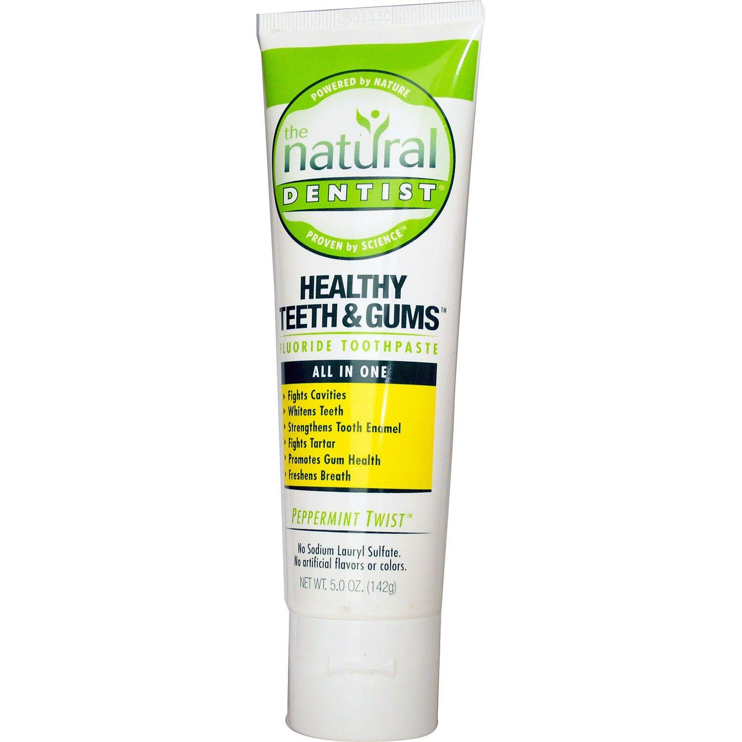 The Natural Dentist Здоровые зубы и десны зубная паста с фтором мятный твист 142 г
The Natural Dentist Здоровые зубы и десны зубная паста с фтором мятный твист 142 г
