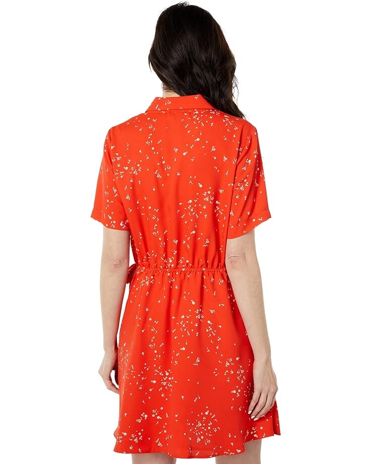 Платье Vince Camuto Short Sleeve Wrap Front Side Tie Sporadic Stems Dress, цвет Blaze Orange
Платье Vince Camuto Short Sleeve Wrap Front Side Tie Sporadic Stems Dress, цвет Blaze Orange