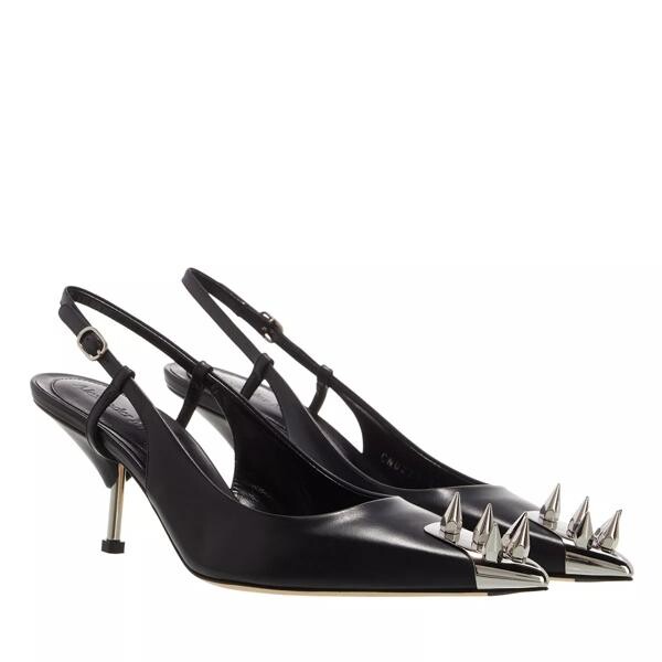 Туфли punk stud slingback pumps leather black/silver Alexander Mcqueen, черный
Туфли punk stud slingback pumps leather black/silver Alexander Mcqueen, черный