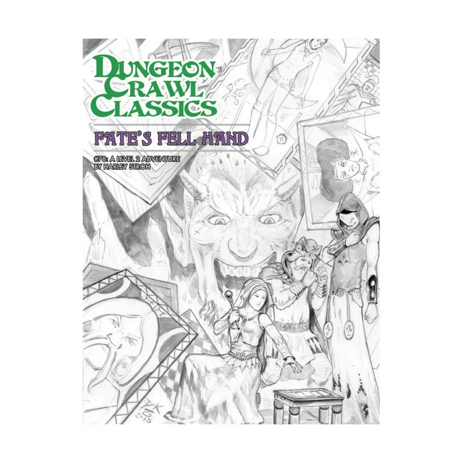 Модуль Fate's Fell Hand (Sketch Cover), Dungeon Crawl Classics Role Playing Games - Adventures
Модуль Fate's Fell Hand (Sketch Cover), Dungeon Crawl Classics Role Playing Games - Adventures