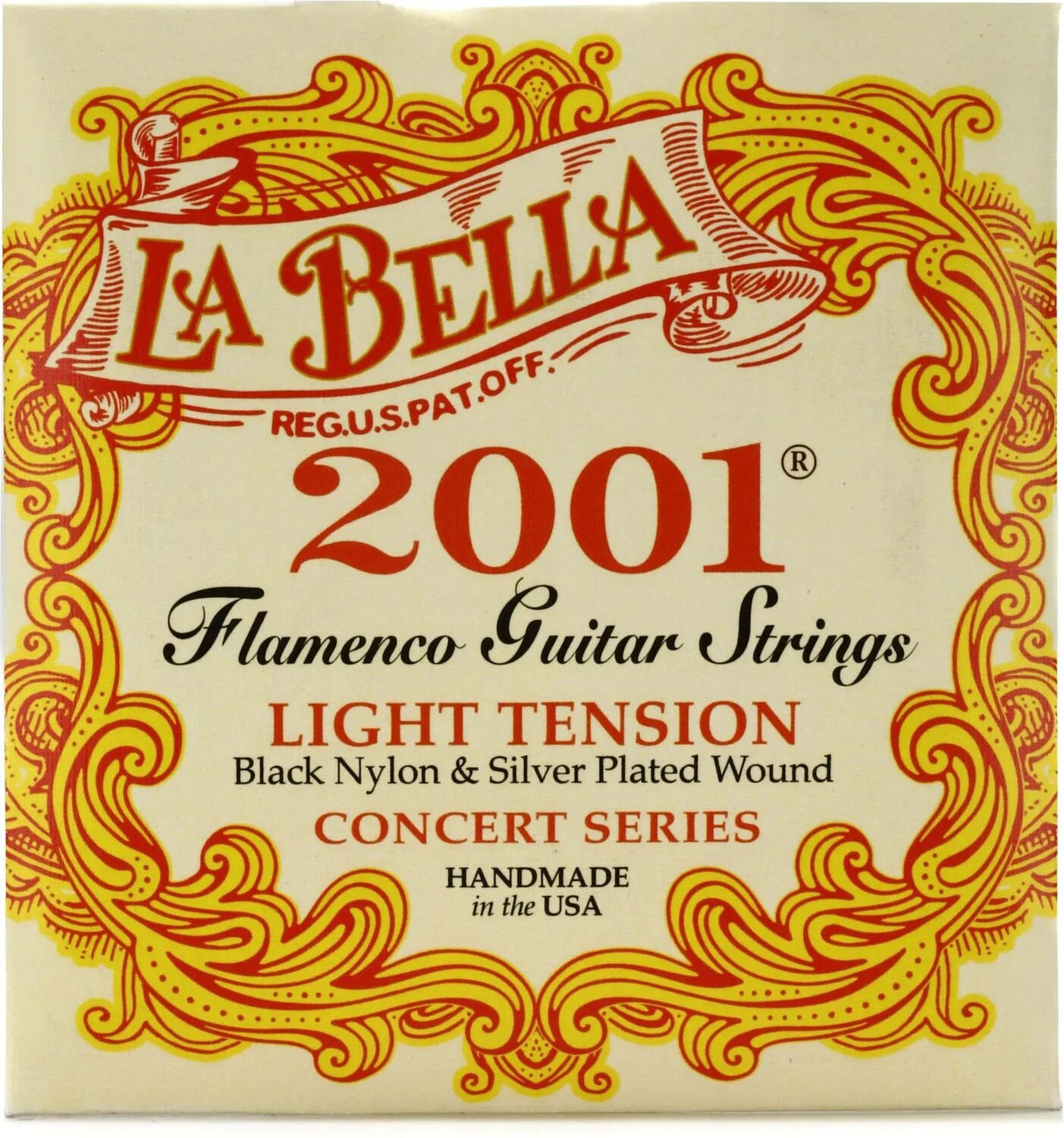 Струны для гитары фламенко La Bella 2001, черный нейлон и посеребрение - легкое натяжение
Струны для гитары фламенко La Bella 2001, черный нейлон и посеребрение - легкое натяжение