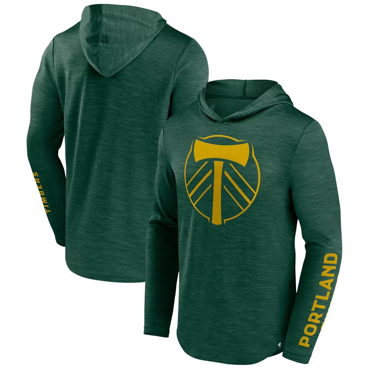 Мужской зеленый пуловер с капюшоном Portland Timbers First Period Space-Dye Fanatics
Мужской зеленый пуловер с капюшоном Portland Timbers First Period Space-Dye Fanatics