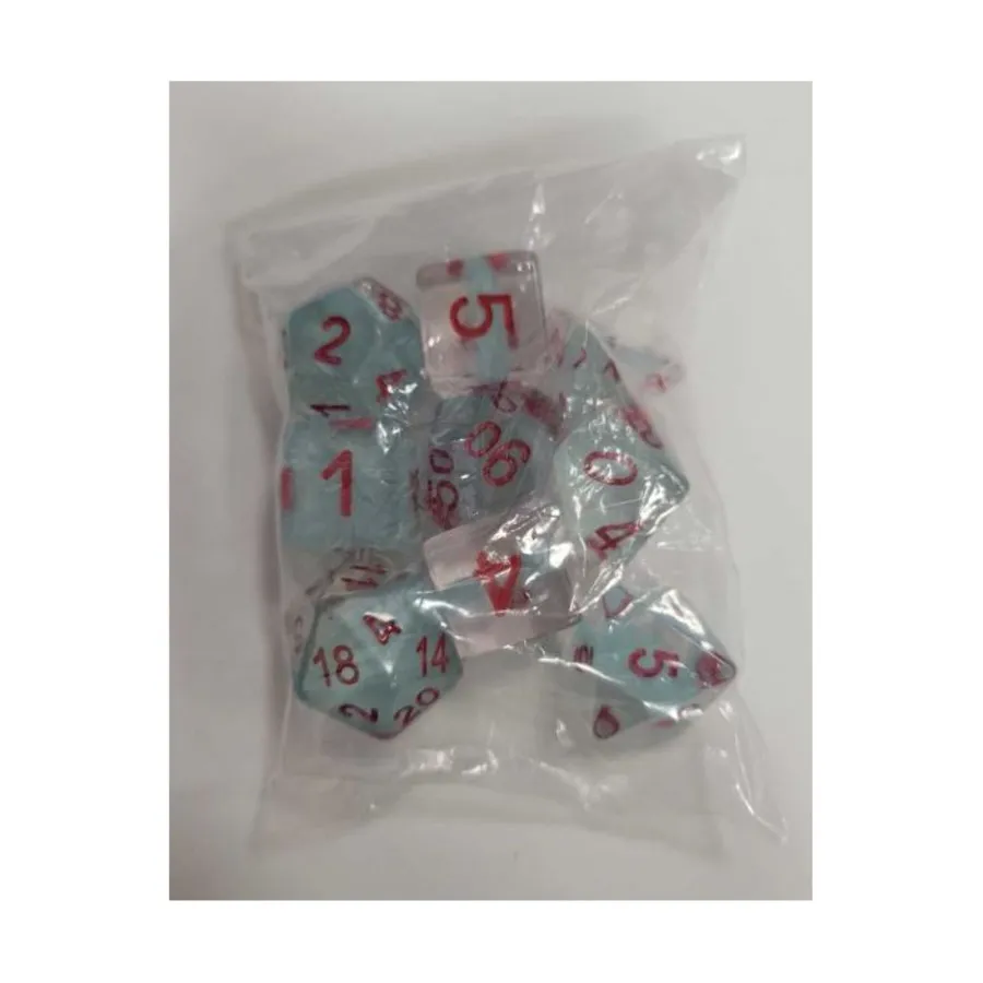 Набор кубиков — голубой, прозрачный с красным (9), Accessories/Supplies (North Wind Adventures)
Набор кубиков — голубой, прозрачный с красным (9), Accessories/Supplies (North Wind Adventures)