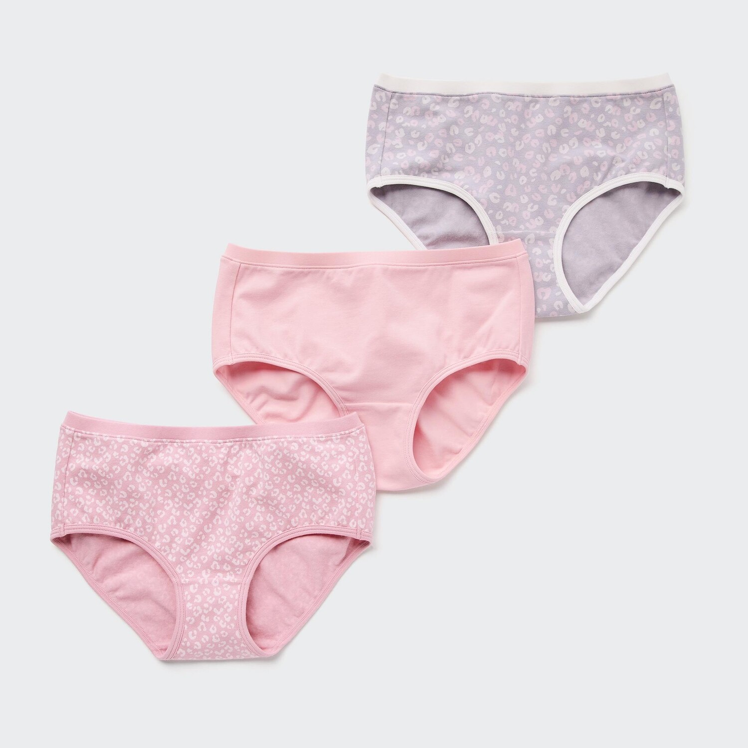 Хлопковые трусы Hiphugger с леопардовым принтом для девочек (три пары) Uniqlo, розовый
Хлопковые трусы Hiphugger с леопардовым принтом для девочек (три пары) Uniqlo, розовый