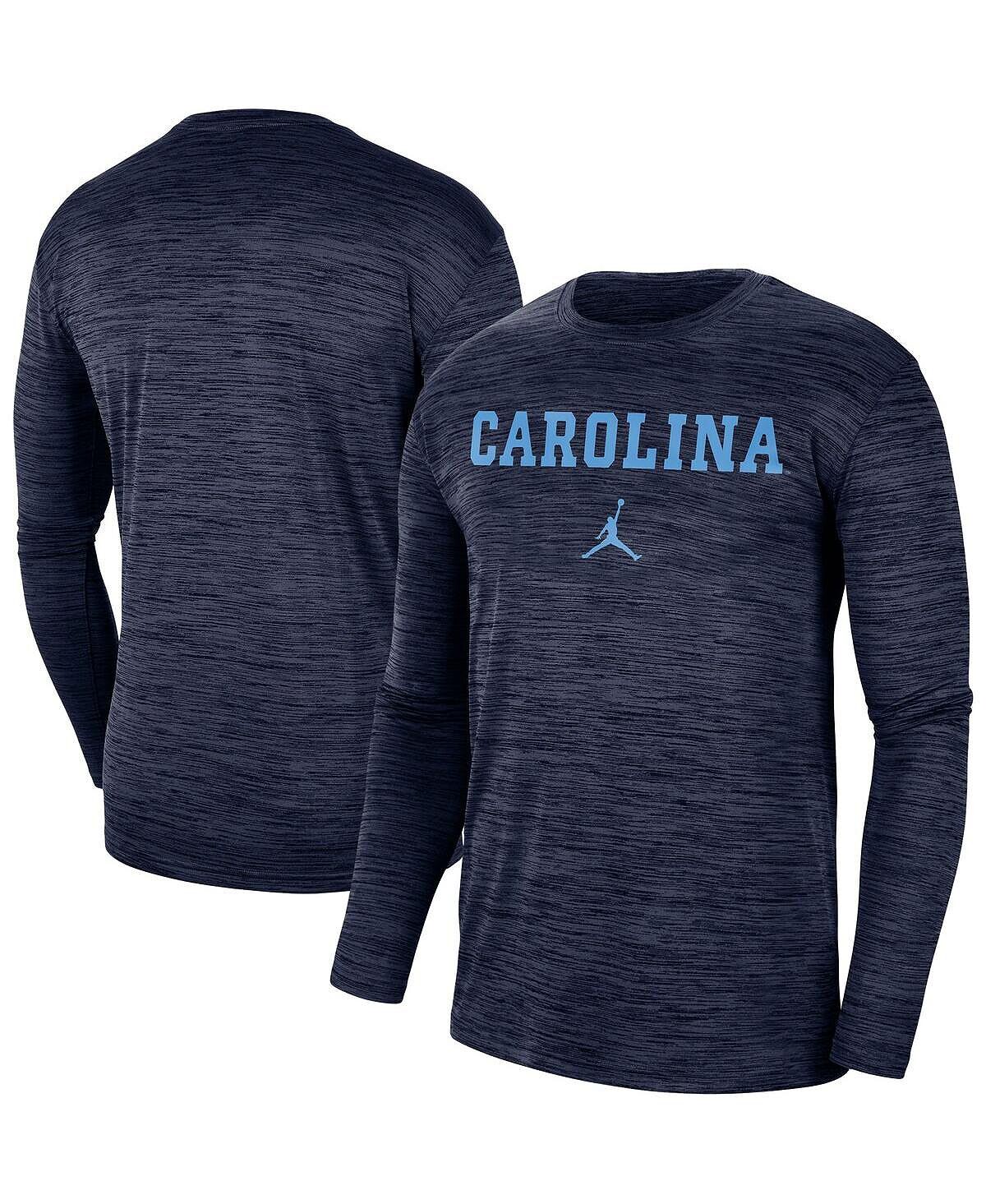 Мужская брендовая темно-синяя футболка North Carolina Tar Heels Team Velocity Performance с длинными рукавами Jordan
Мужская брендовая темно-синяя футболка North Carolina Tar Heels Team Velocity Performance с длинными рукавами Jordan