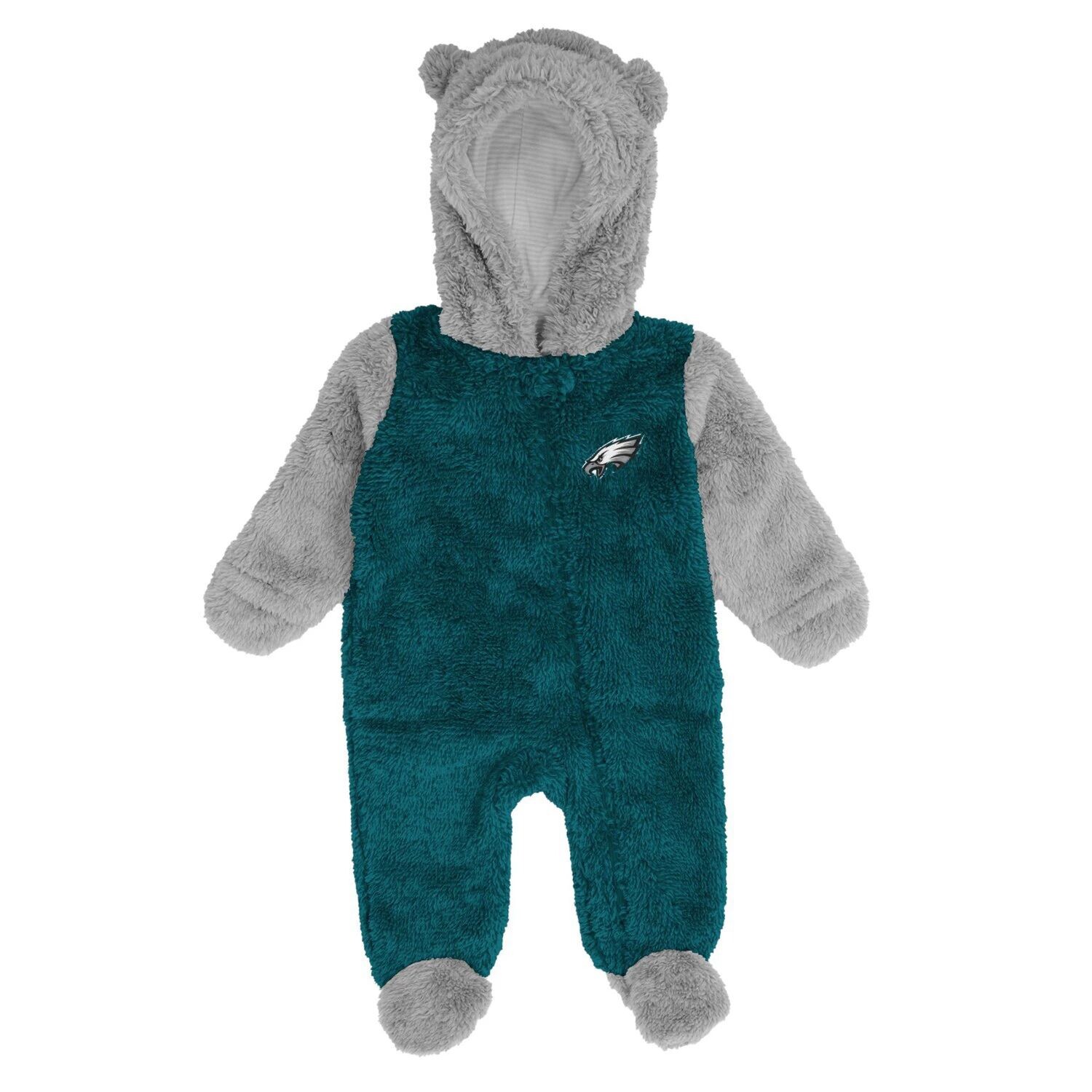 Полуночно-зеленый/серый цвет для новорожденных и младенцев Philadelphia Eagles Game Nap Teddy с флисовой овсянкой и молнией во всю длину Outerstuff
Полуночно-зеленый/серый цвет для новорожденных и младенцев Philadelphia Eagles Game Nap Teddy с флисовой овсянкой и молнией во всю длину Outerstuff