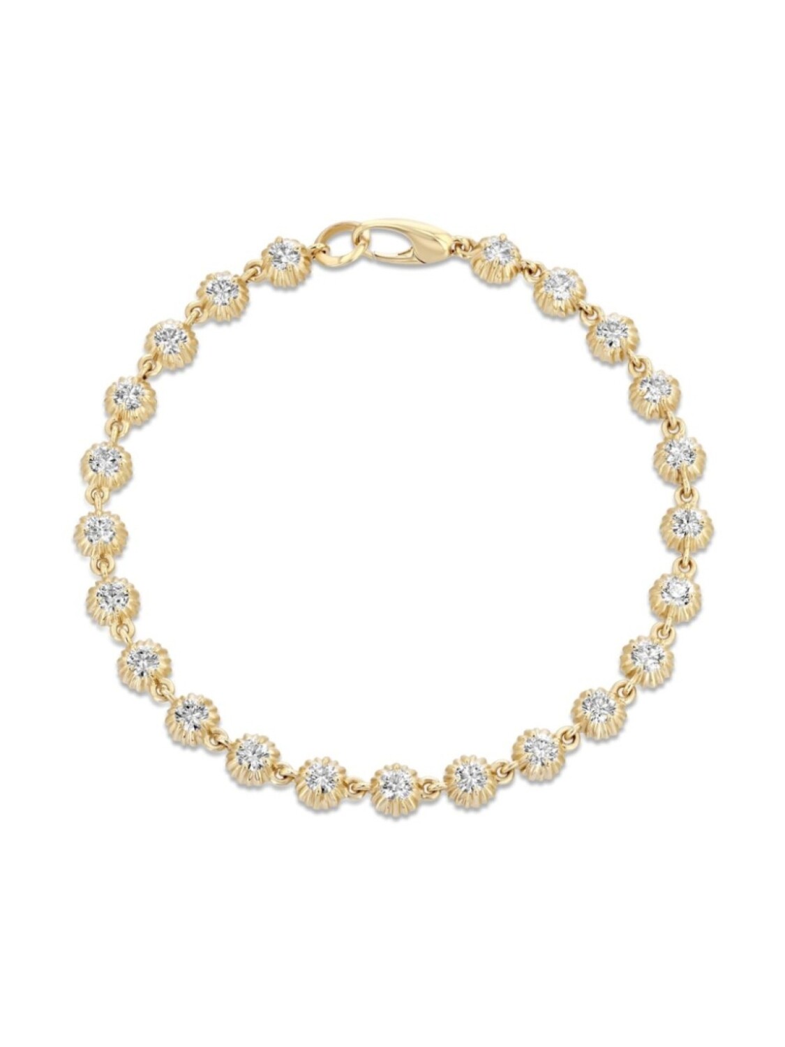 Браслет из желтого золота с бриллиантами Lizzie Mandler Fine Jewelry, золотой
Браслет из желтого золота с бриллиантами Lizzie Mandler Fine Jewelry, золотой