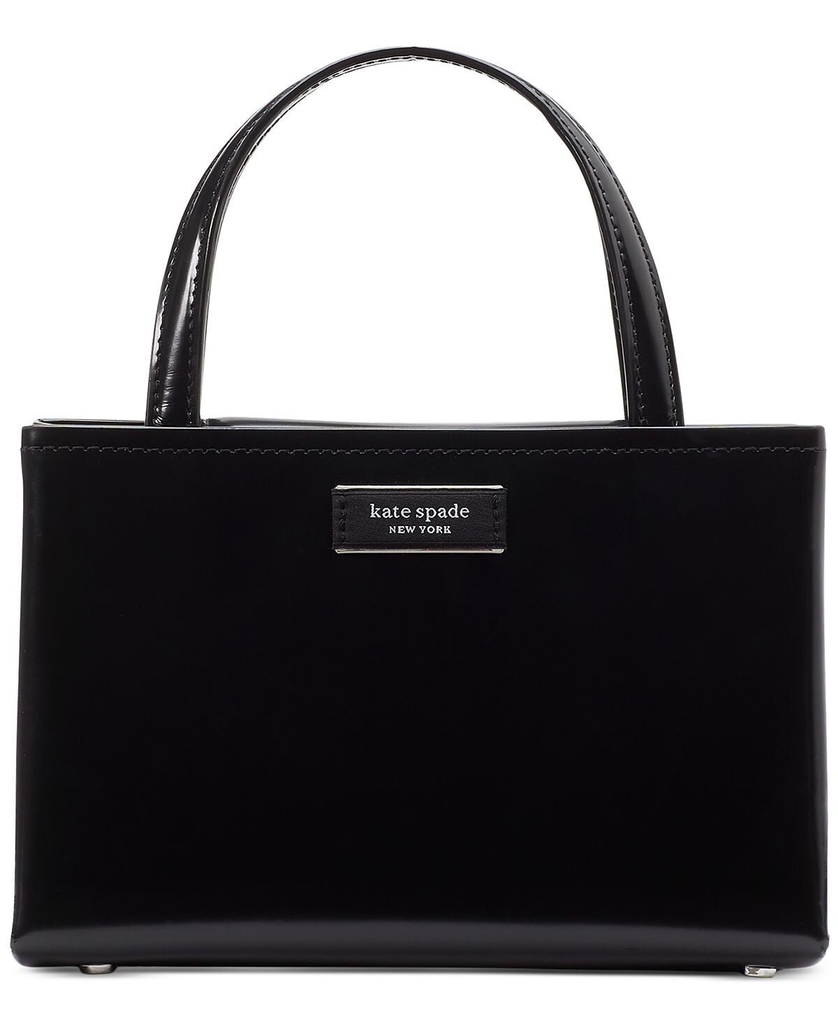Кожаная мини-тоут с короткими ручками Sam Icon Spazzolato kate spade new york, черный
Кожаная мини-тоут с короткими ручками Sam Icon Spazzolato kate spade new york, черный