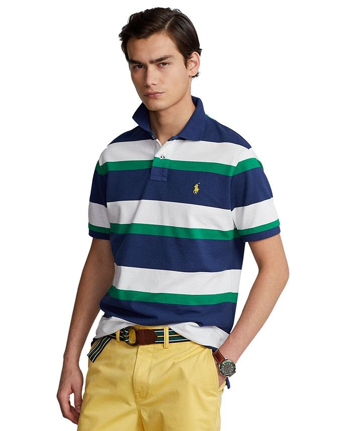 Мужская рубашка-поло классического кроя в сетку Polo Ralph Lauren, цвет Cruise Green Multi
Мужская рубашка-поло классического кроя в сетку Polo Ralph Lauren, цвет Cruise Green Multi