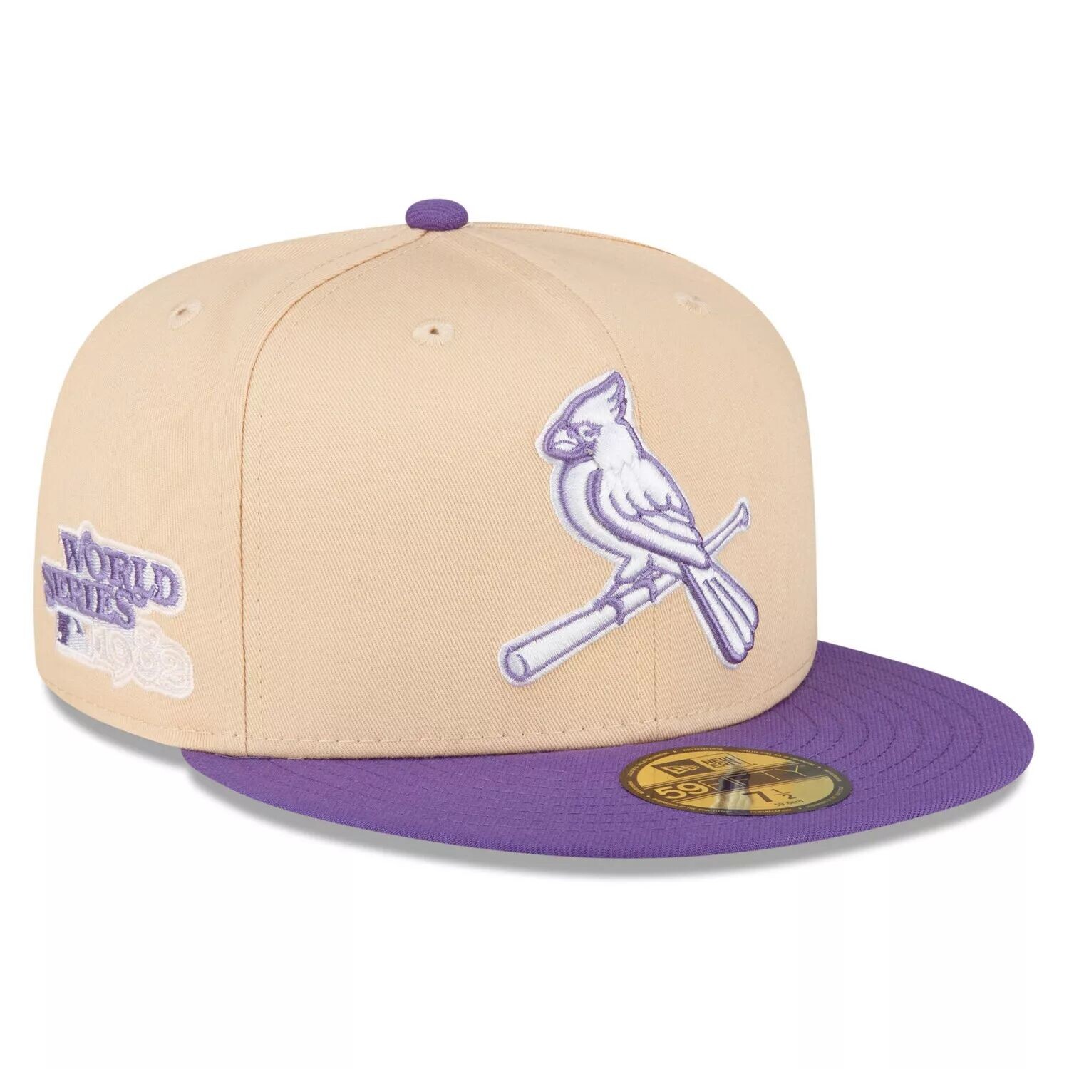 Мужская бейсболка New Era персиково-фиолетового цвета St. Louis Cardinals World Series 1982 с боковой нашивкой 59FIFTY.
Мужская бейсболка New Era персиково-фиолетового цвета St. Louis Cardinals World Series 1982 с боковой нашивкой 59FIFTY.