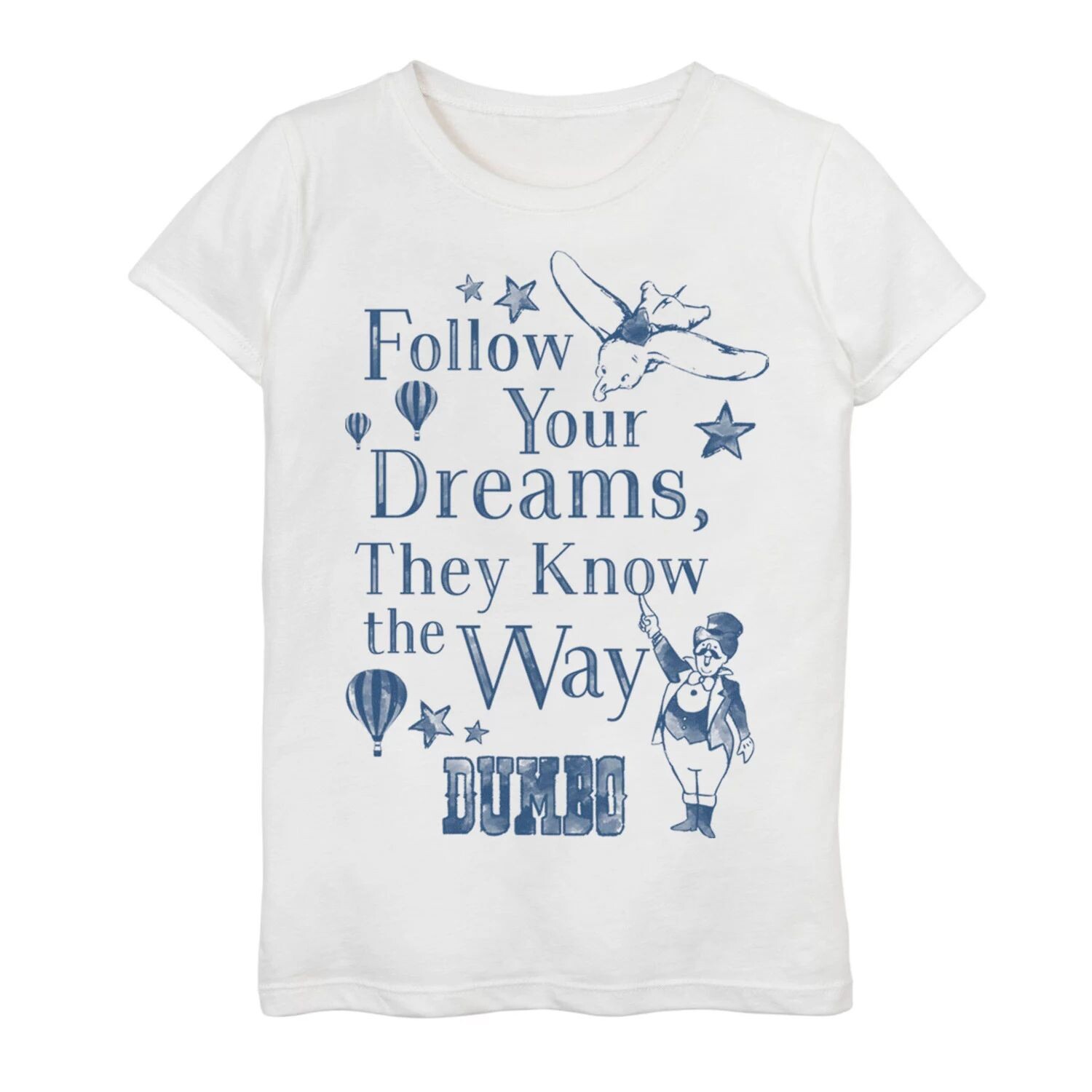 Винтажная футболка с графическим плакатом Disney's Dumbo Girls 7–16 Follow Your Dreams Licensed Character
Винтажная футболка с графическим плакатом Disney's Dumbo Girls 7–16 Follow Your Dreams Licensed Character