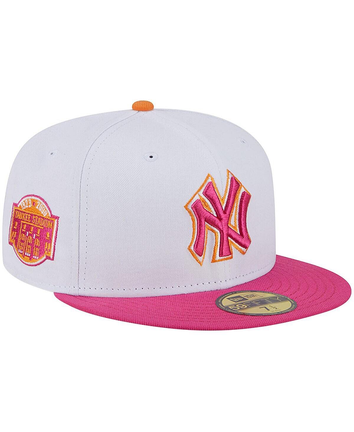 Мужская белая, розовая приталенная кепка New York Yankees Old Yankee Stadium 59FIFTY New Era
Мужская белая, розовая приталенная кепка New York Yankees Old Yankee Stadium 59FIFTY New Era
