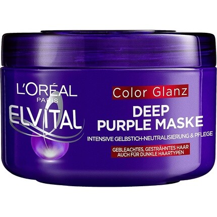 Paris Elvital Маска для волос для светлых мелированных седых волос 250мл, L'Oreal
Paris Elvital Маска для волос для светлых мелированных седых волос 250мл, L'Oreal