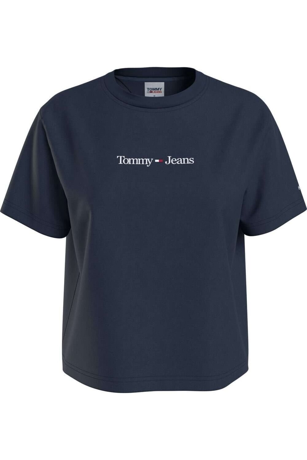 Женская футболка с линейным узором Tommy Jeans Cls Serif Tommy Hilfiger, темно-синий
Женская футболка с линейным узором Tommy Jeans Cls Serif Tommy Hilfiger, темно-синий