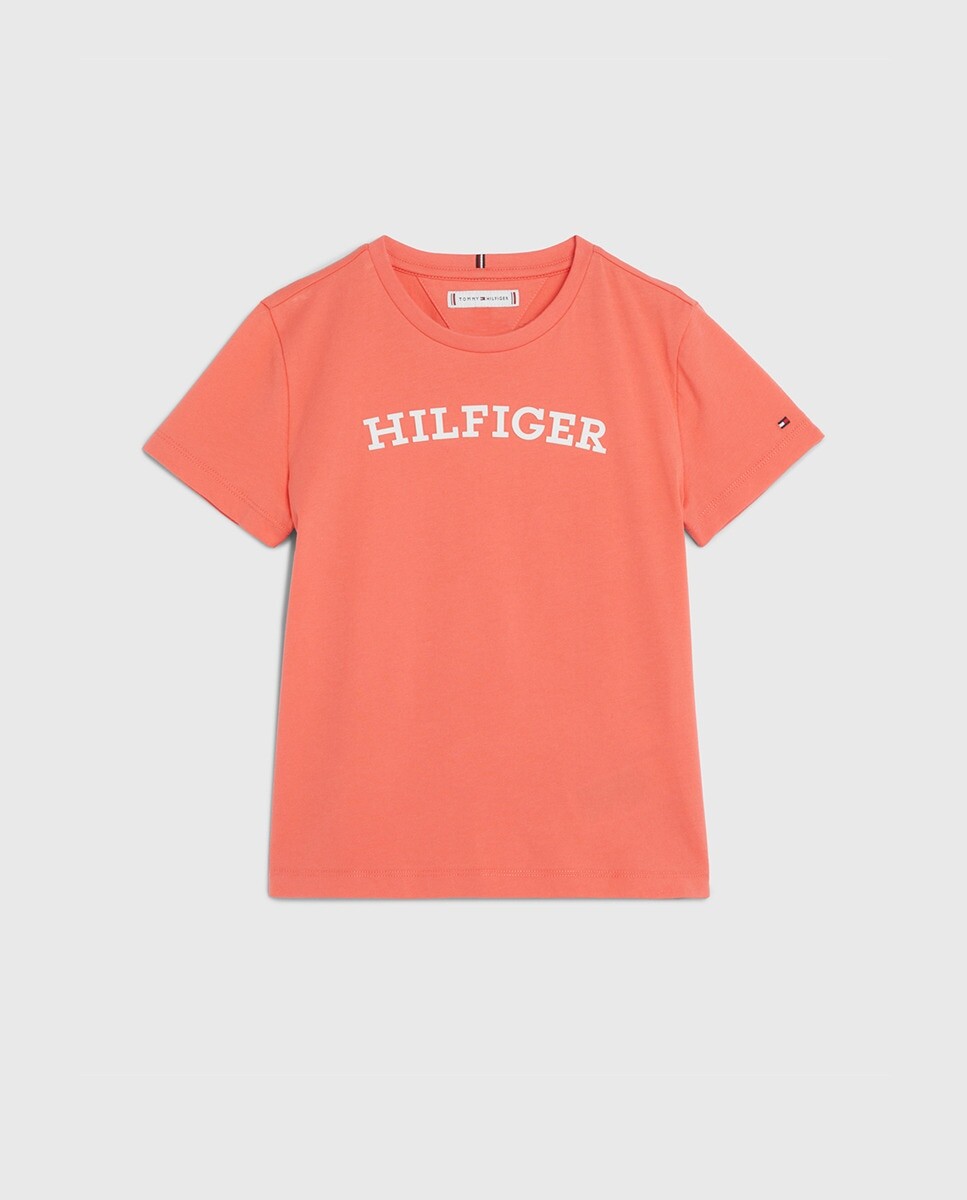 Футболка для девочки с круглым вырезом и короткими рукавами Tommy Hilfiger, коралловый
Футболка для девочки с круглым вырезом и короткими рукавами Tommy Hilfiger, коралловый