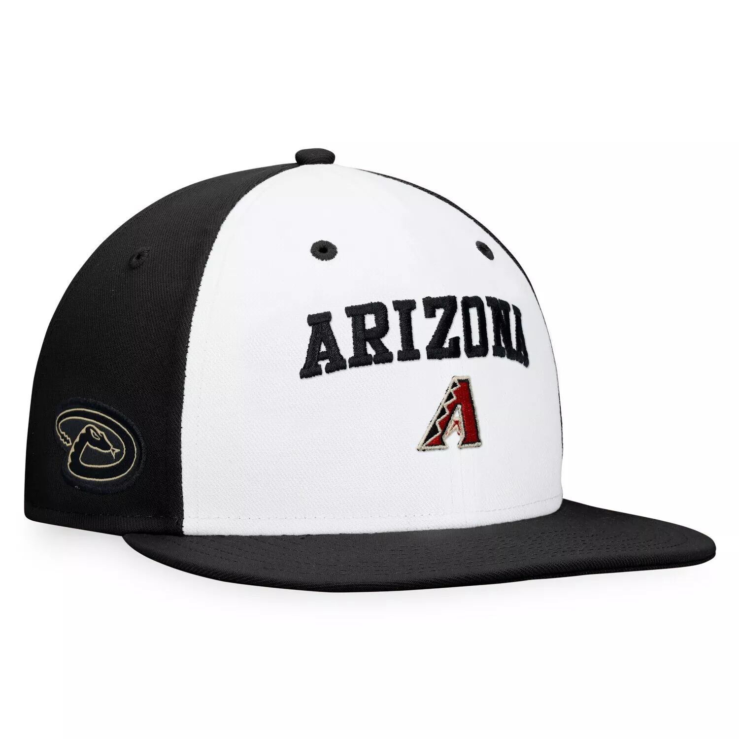 Мужская фирменная белая/черная шляпа Arizona Diamondbacks Fanatics с цветными блоками и культовой приталенной шляпой
Мужская фирменная белая/черная шляпа Arizona Diamondbacks Fanatics с цветными блоками и культовой приталенной шляпой