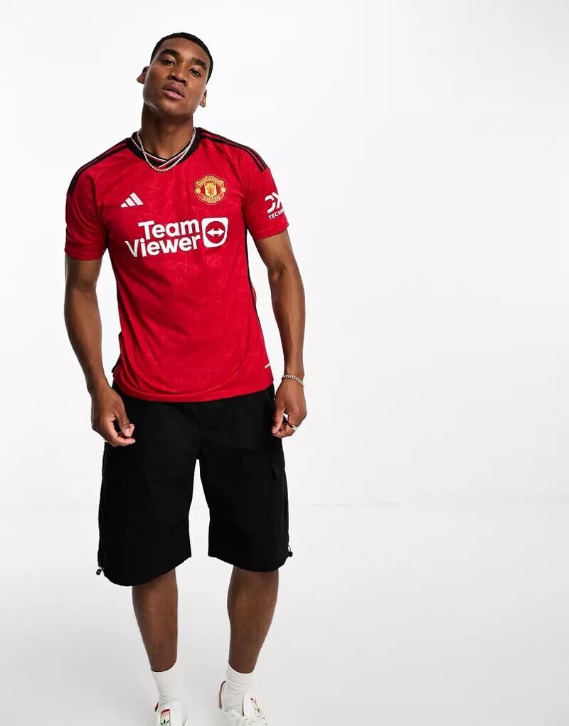 Красная домашняя футболка унисекс adidas Football Manchester United FC 2023/24 adidas performance
Красная домашняя футболка унисекс adidas Football Manchester United FC 2023/24 adidas performance