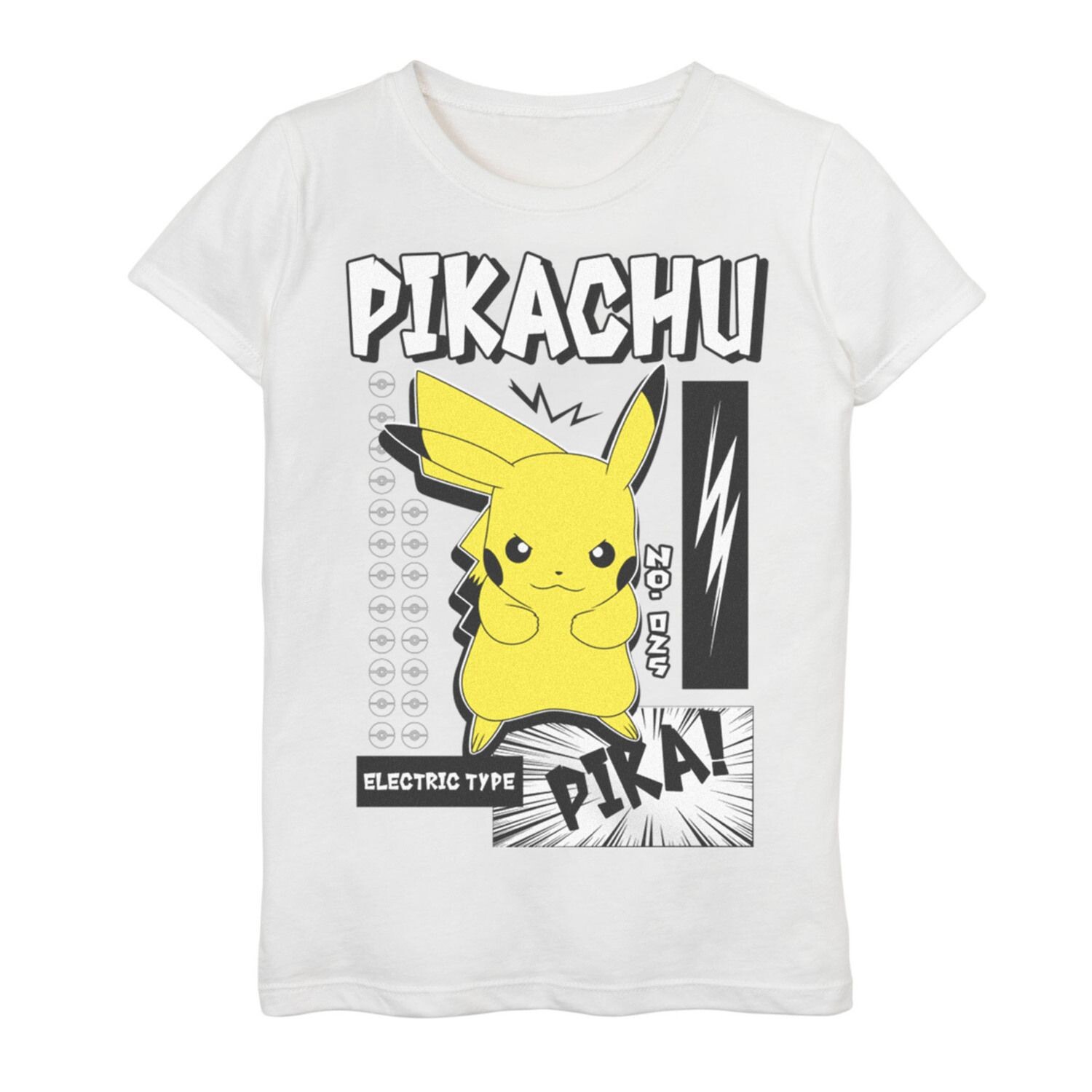 Футболка с рисунком Pokémon Pikachu Electric Type Pika Bam для девочек 7–16 лет Licensed Character
Футболка с рисунком Pokémon Pikachu Electric Type Pika Bam для девочек 7–16 лет Licensed Character