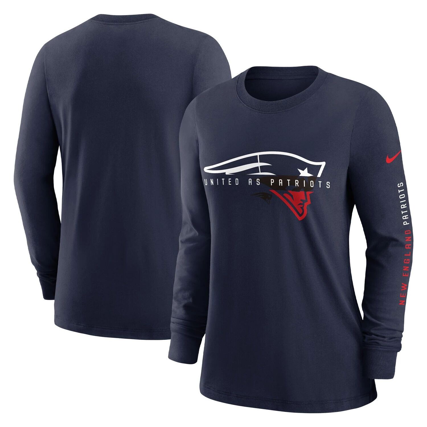 Женская темно-синяя футболка с длинными рукавами Nike New England Patriots Prime Split Nike, Синий
Женская темно-синяя футболка с длинными рукавами Nike New England Patriots Prime Split Nike, Синий