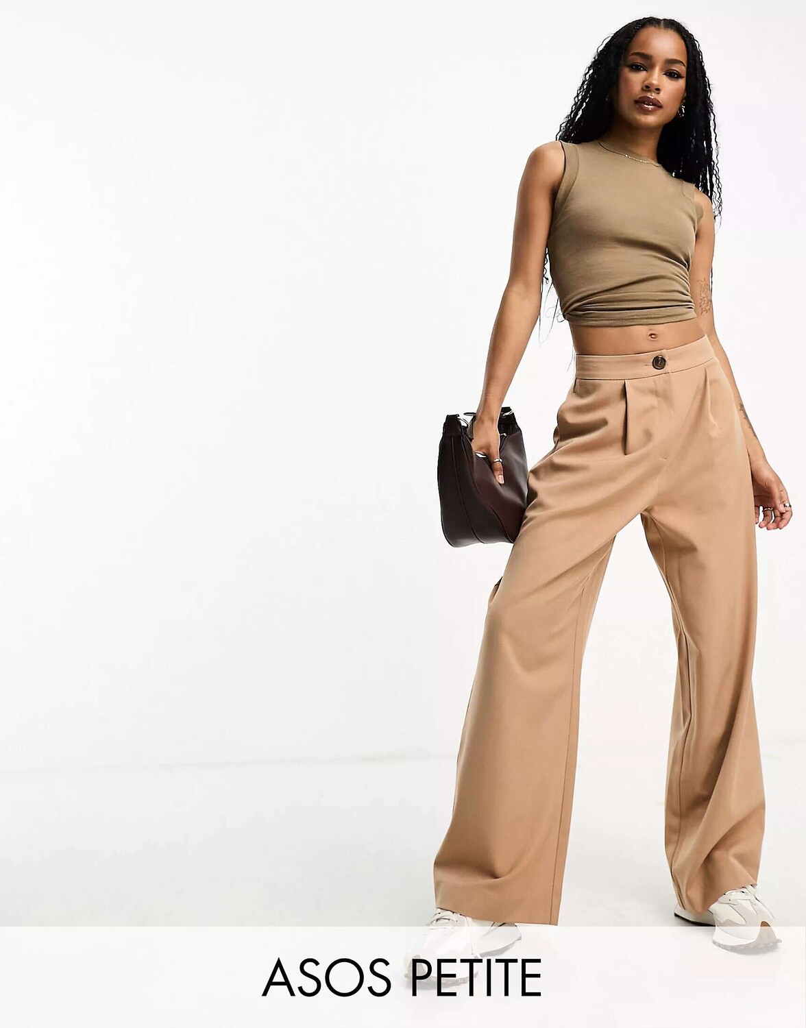 ASOS Petite Свободные брюки светло-коричневого цвета для папы - CAMEL, Коричневый
ASOS Petite Свободные брюки светло-коричневого цвета для папы - CAMEL, Коричневый